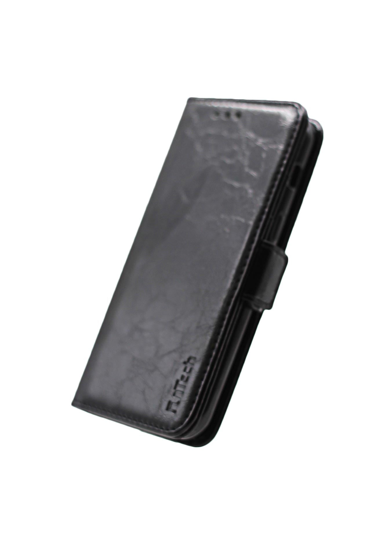Leather Wallet Case Black