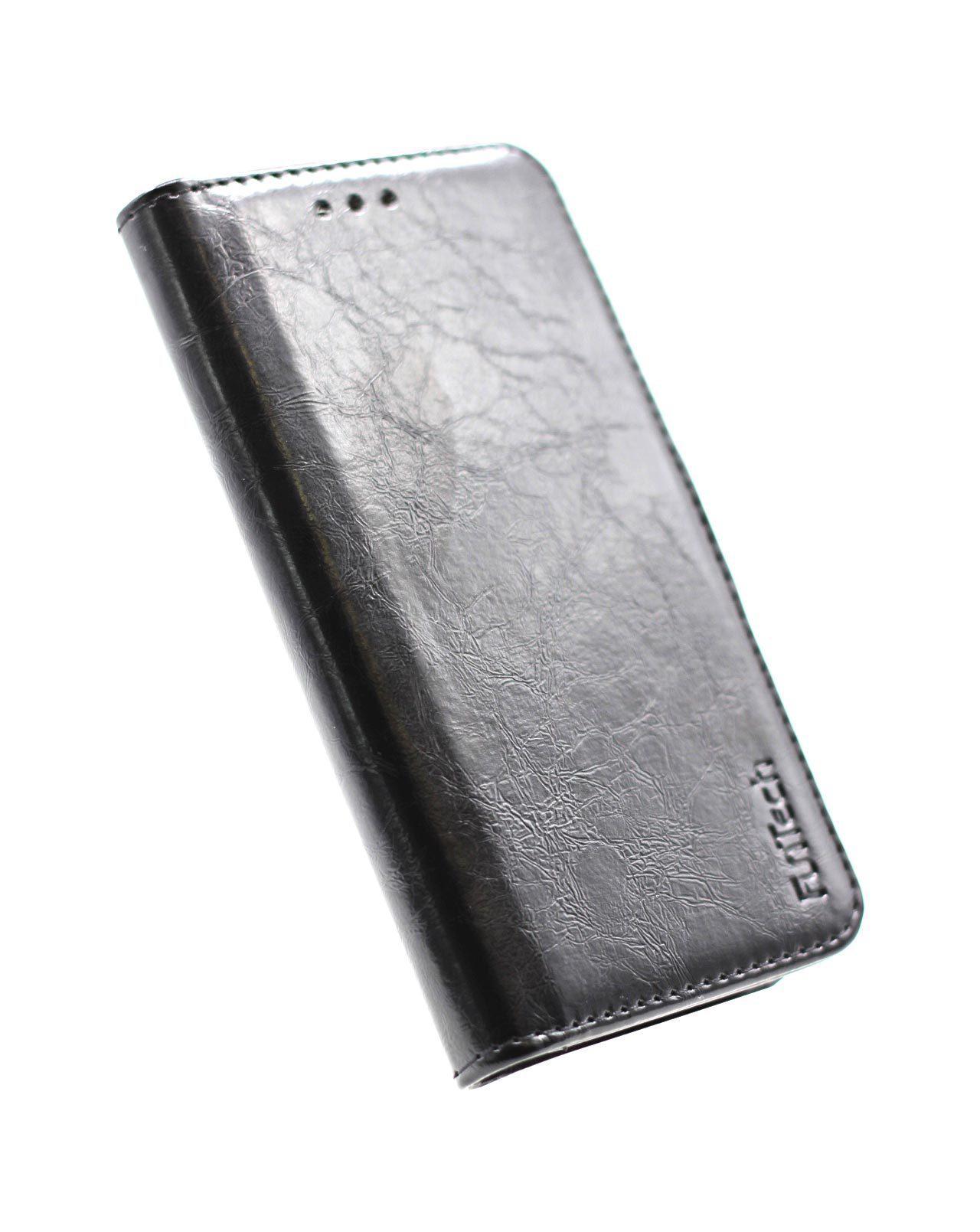 Samsung A3 2017 Leather Wallet Case Black
