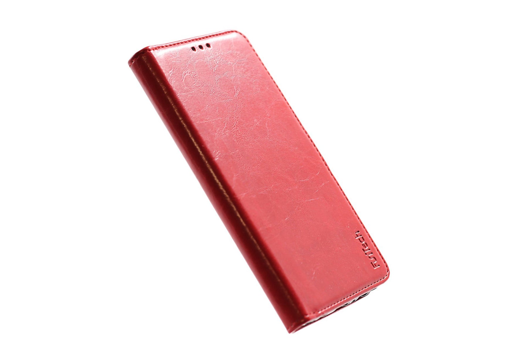 Samsung Note 9 Leather Wallet Case Red
