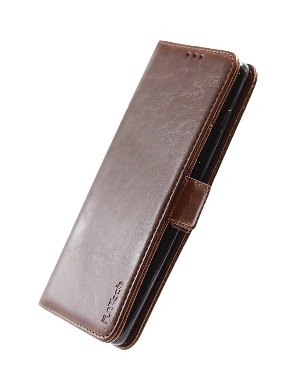Samsung S10 Plus Leather Case Brown