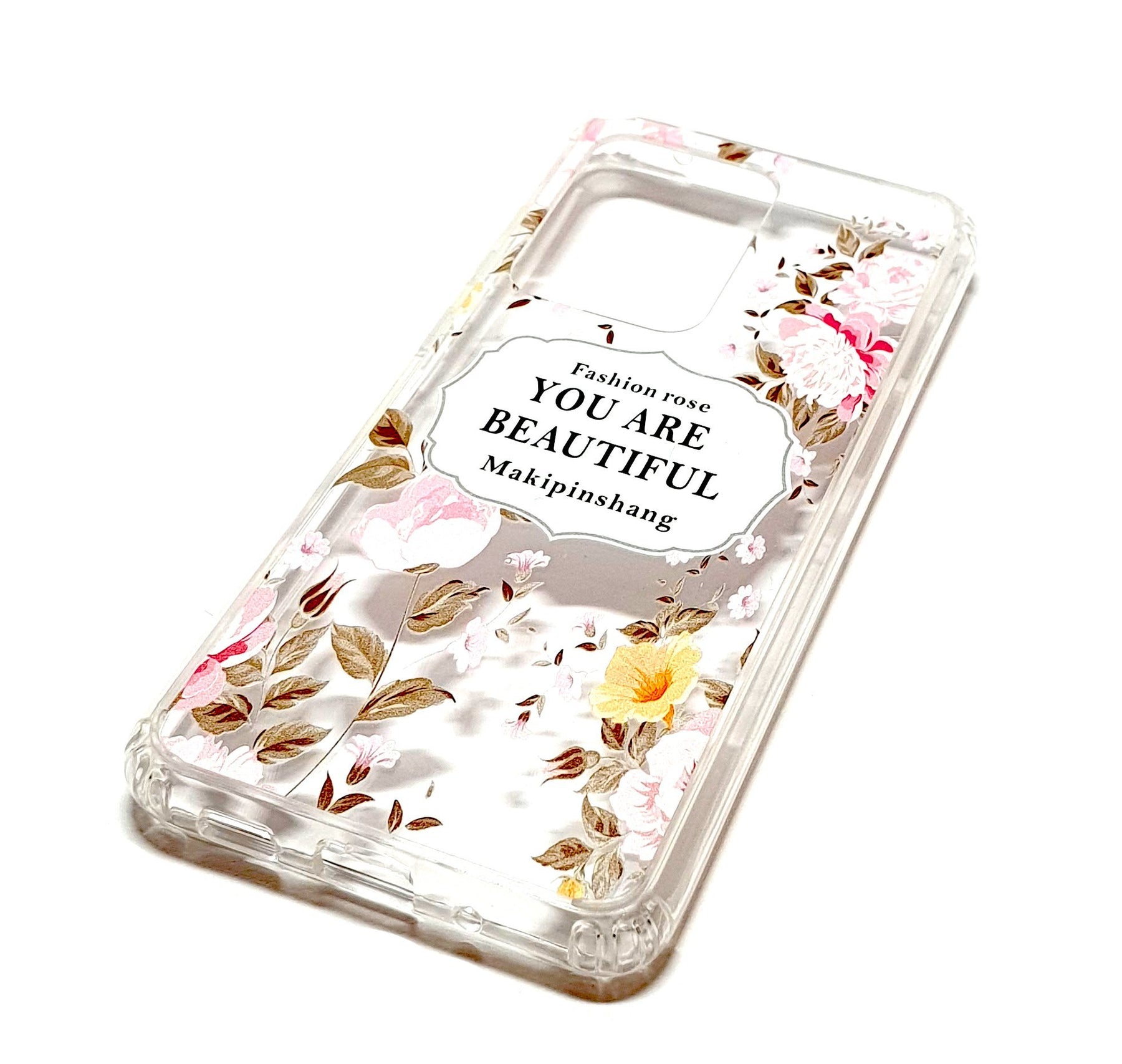 Samsung S20 Ultra decorative clear transparent phone case you are beautiful