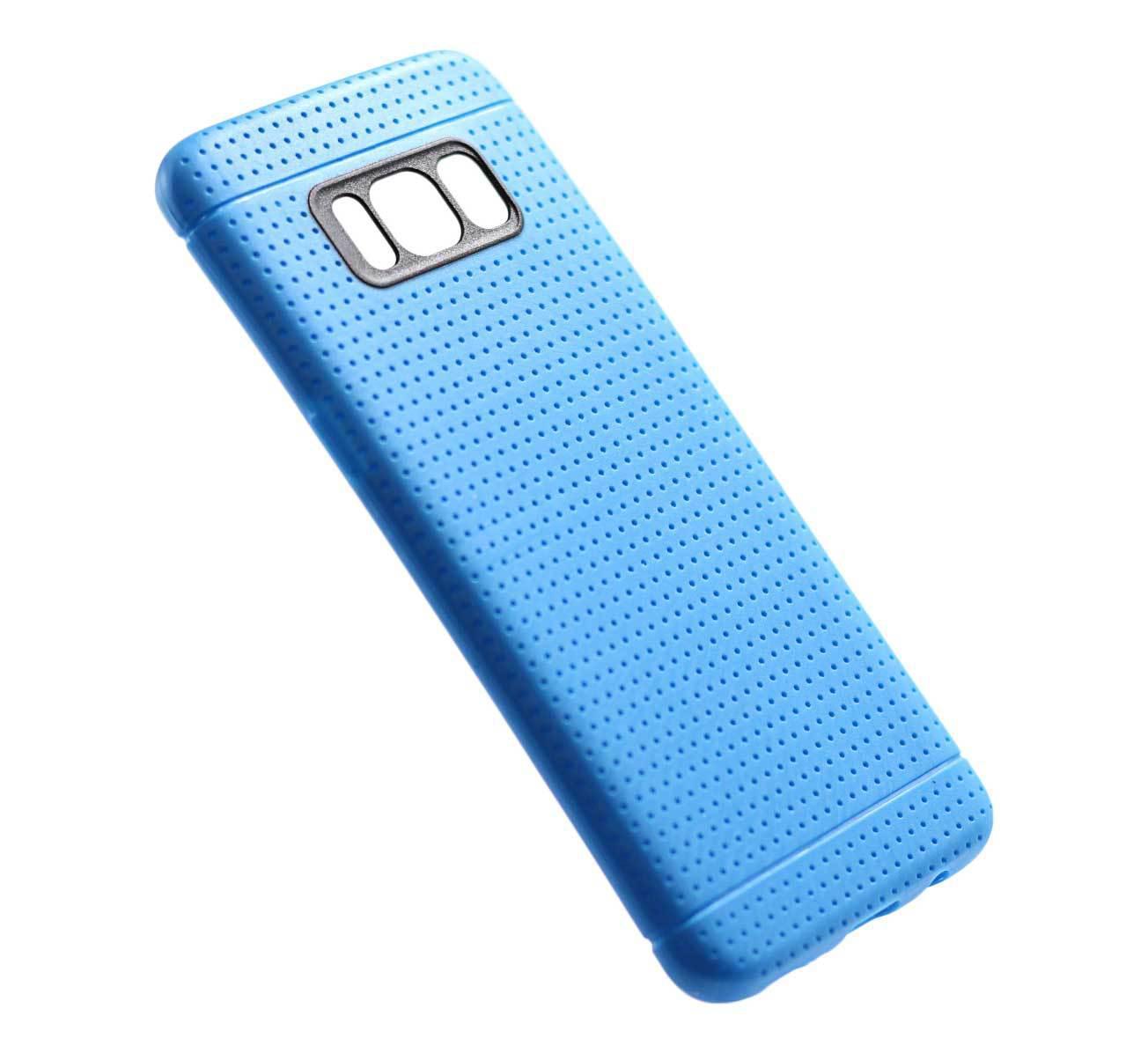 Samsung S8 Grid Gel Case DarkBlue