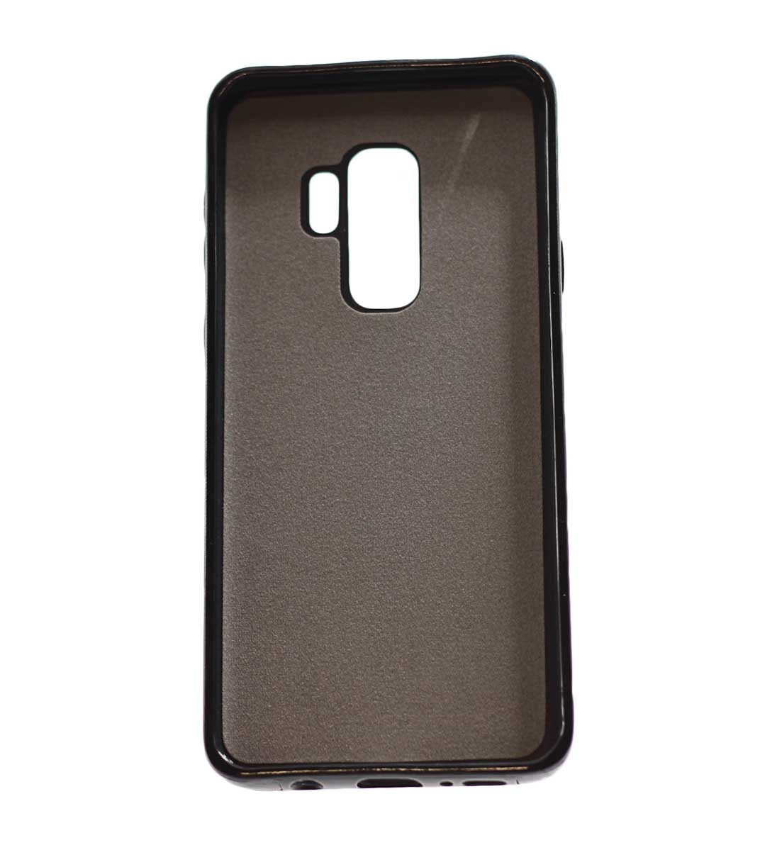 Samsung S9 Plus Leather Back Cover Black