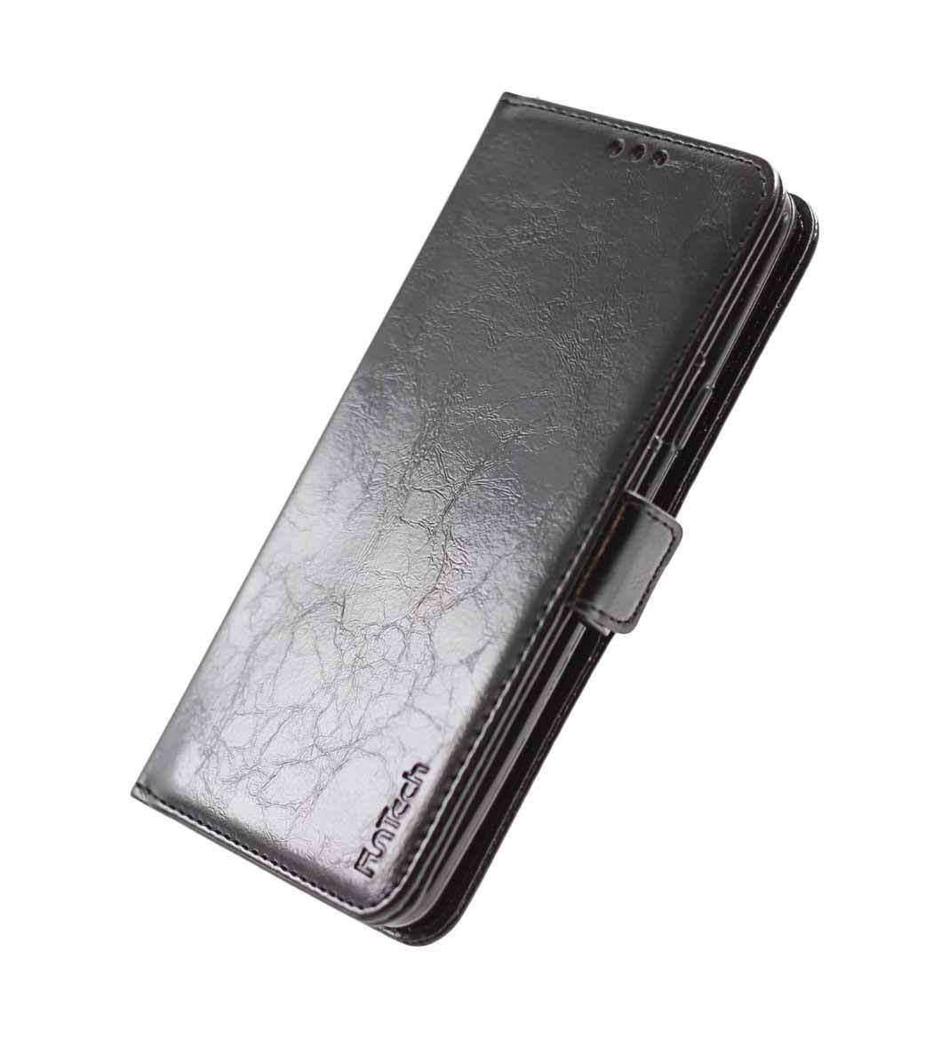 Samsung S9 Plus Leather Wallet Case Black