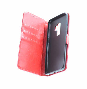 Premium Leather Wallet Red