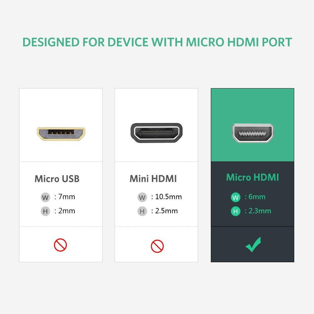 Ugreen micro HDMI to HDMI+VGA Adapter black ABS - Fun Tech IOT