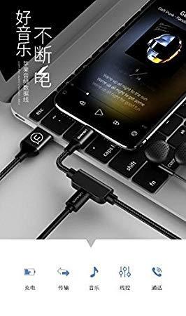 USAMS AU01 3 in 1 iPhone Lightning Audio Charging Cable