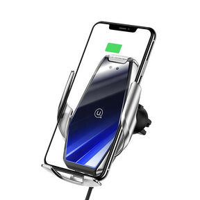 USAMS Automatic Wireless Charging Car Phone Holder