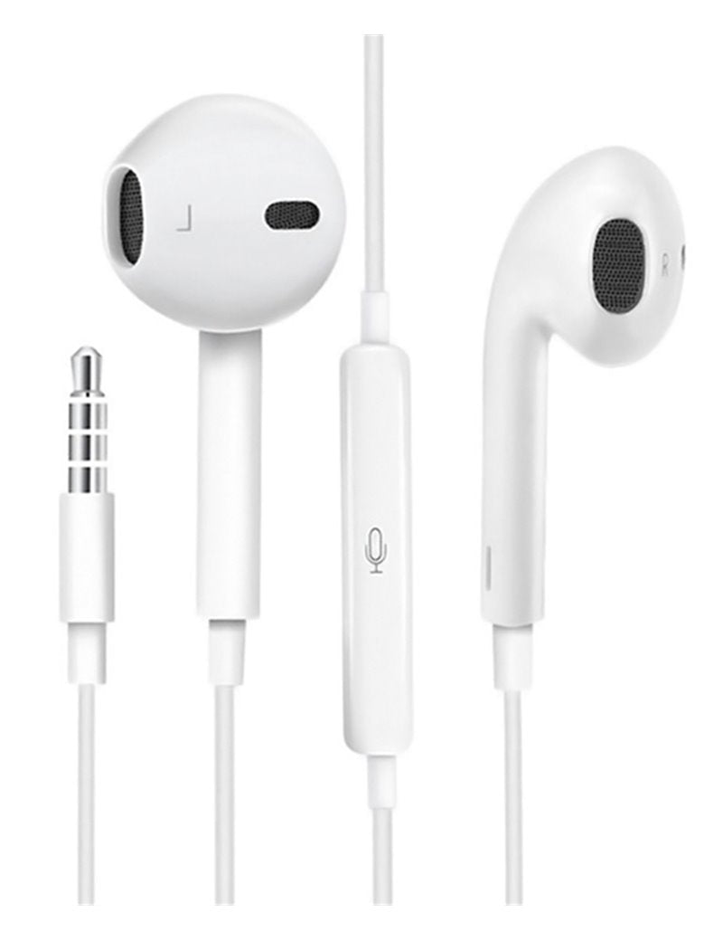 USAMS earphones with microphone EP-22, 3.5mm, white