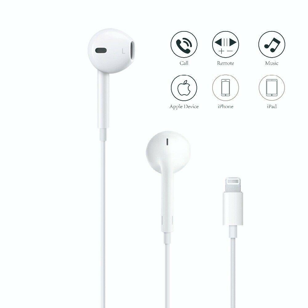 USAMS iPhone Lightning Earphones with Volume Control and Mic 1.2m
